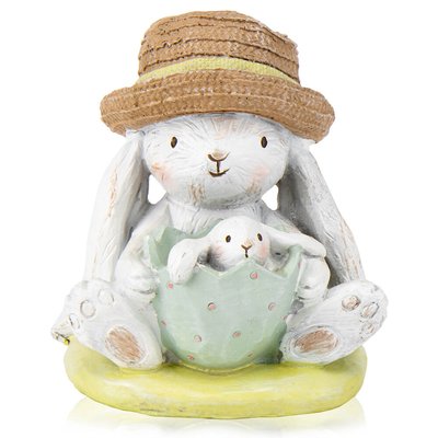 Фігурка "Кролик з малюком", 13 см 6013-043 фото