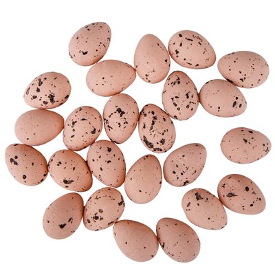 Набор мини крашенок "Перепелиные яички", розовые, 24 шт. 9109-053 фото