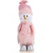 Фігурка "Стильний сніговик", рожева 6014-027 фото 1
