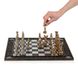 Набор шахмат "Греция" черная доска, 43,3х43,3 см 77745AB фото 5
