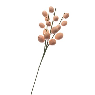 Ветка декоративная "Пасхальные крашенки розовые" (15шт) 5000-011/PINK фото