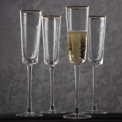 Набір келихів для шампанського "Брют" 4 шт. 9005-018 фото