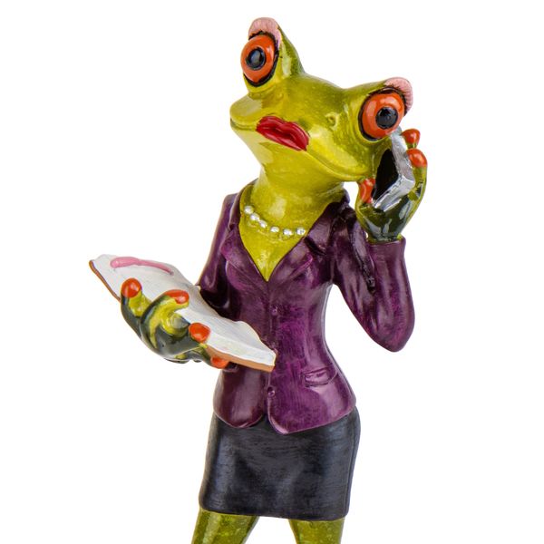Статуетка "Ділова жаба", 18,5 см 9044-010 фото