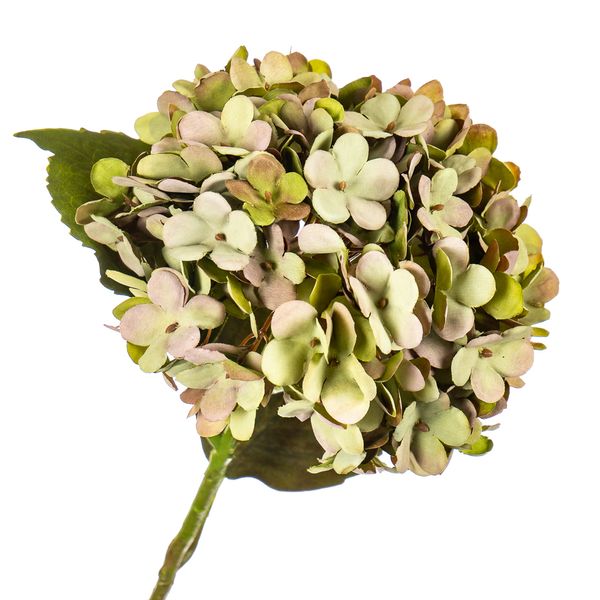 Квітка штучна "Гортензія", салатова 8100-031 фото