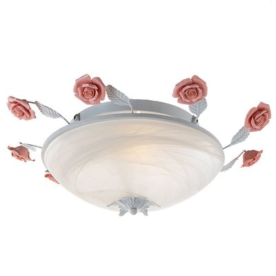 Люстра потолочная круглая на 3 лампы с розами (SA012/400) SA012/400 фото