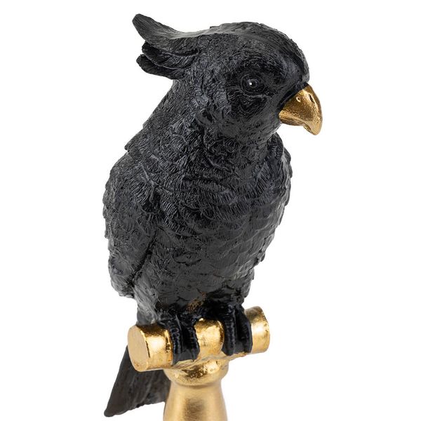 Статуетка "Папуга Блек", 31 см. чорна 2014-010 фото