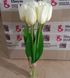 Букет тюльпанів 25 см, білий 8931-008 фото 3