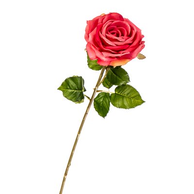 Квітка штучна "Троянда садова червона" 2000-028PK фото