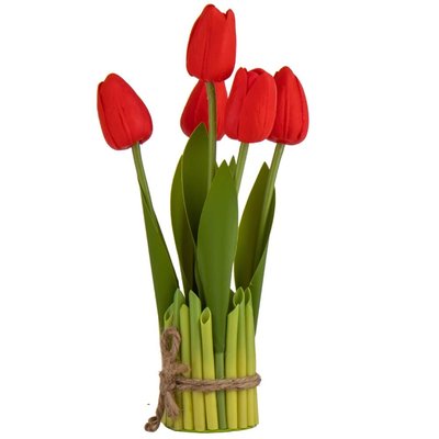 Букет тюльпанов, красный 8921-021 фото