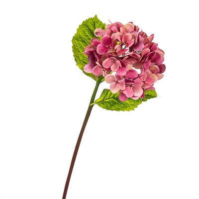 Цветок искусственный "Гортензия Papillon" фуксия 8100-039 фото
