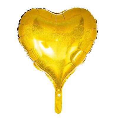 Шар надувной "Сердце" (gold) 8026-012 фото