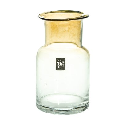 Скляна ваза "Кензо", 18 см. 8604-002 фото