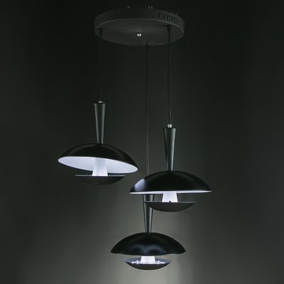 Люстра подвес черная на 3 лампы LED 10W (ZW011/3 (black)) ZW011/3 (black) фото