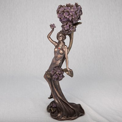 Підсвічник "Леді в квітах" (38 см) 10450A4 фото