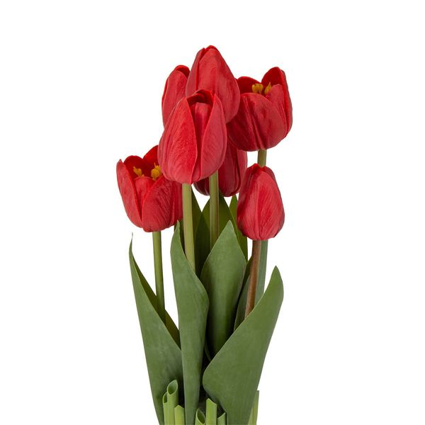 Букет тюльпанів 32 см, червоний 8931-022 фото