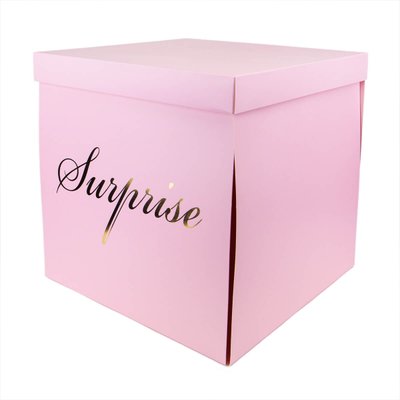 Коробка "Великий сюрприз" 50*50, рожева 8916-007-3 фото