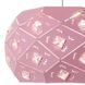 Люстра-підвіс рожева на 1 лампу з камінчиками FE009/1 фото 3