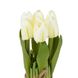 Букет тюльпанів 19 см, білий 8931-001 фото 2