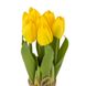Букет тюльпанів 19 см, жовтий 8931-003 фото 2