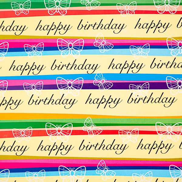 Пакувальний папір "Happy Birthday" 8418-005 фото