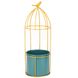 Подсвечник-ваза "Золотая птичка", зеленая, 41 см 8915-008 фото 1
