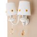 Бра на 2 лампи з абажуром та декоративними прикрасами QLB003/2 фото 1