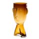 Скляна ваза "Нарис", коричнева 23,5 см. 8605-008 фото 2
