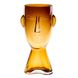 Скляна ваза "Нарис", коричнева 23,5 см. 8605-008 фото 1