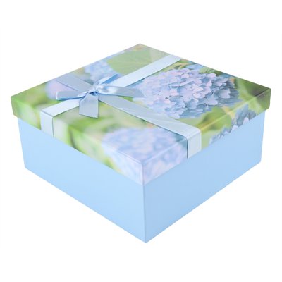 Набір із трьох коробок "Весняний настрій", блакитний 8929-022 фото