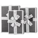 Набір з 3 коробок "Зірковий дарунок", срібний 9060-007 фото 1