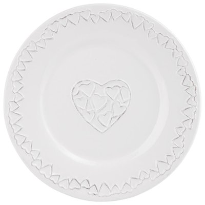 Тарелка десертная 19,5 см "Сердца" 010AS фото