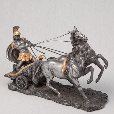 Статуетка "Римський воїн на колісниці" (17 см) 72011A7 фото