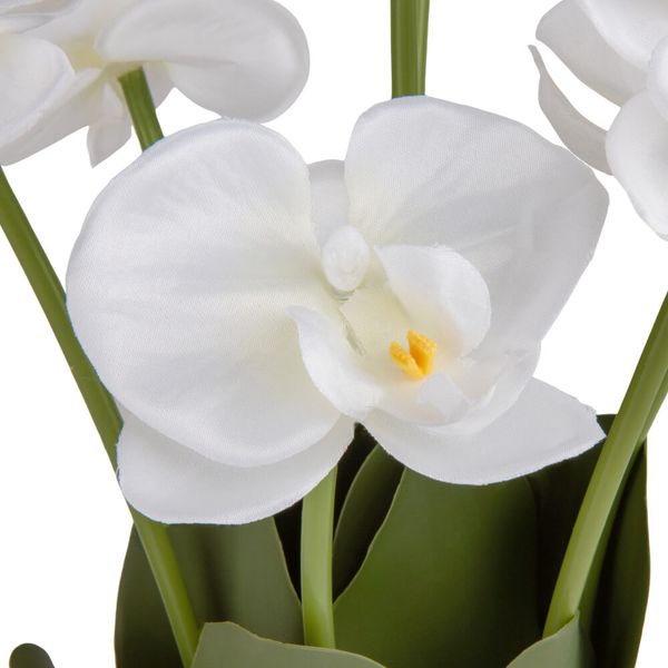 Букет орхідей, білий, 33 см 8921-037 фото