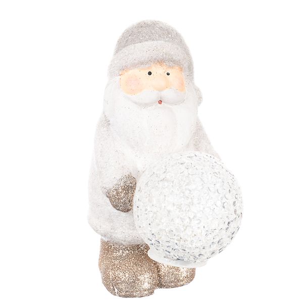Фігурка «Дід Мороз і сніговий ком» (сірий колір) 002ND фото