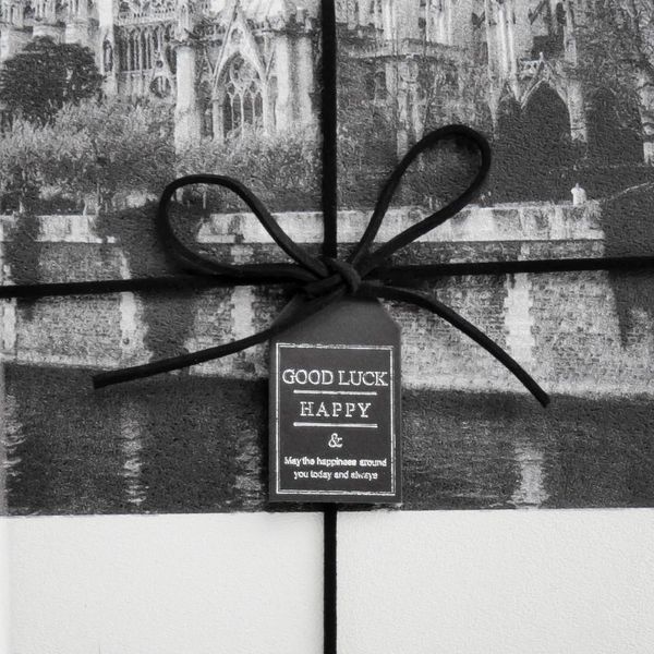 Набір з 3 коробок "Святковий Париж", чорний 9060-013 фото