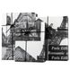 Набір з 3 коробок "Святковий Париж", чорний 9060-013 фото 1