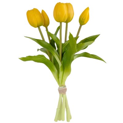 Букет тюльпанів, жовтий, 30 см 8921-003 фото