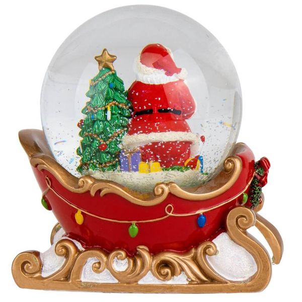 Сніжна куля "Санта на санях" 6016-035 фото