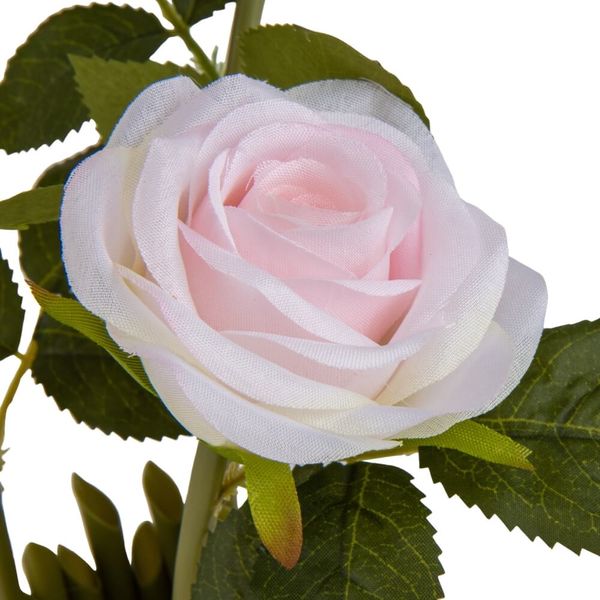 Букет троянд, біло-рожевий, 23 см 8921-038 фото