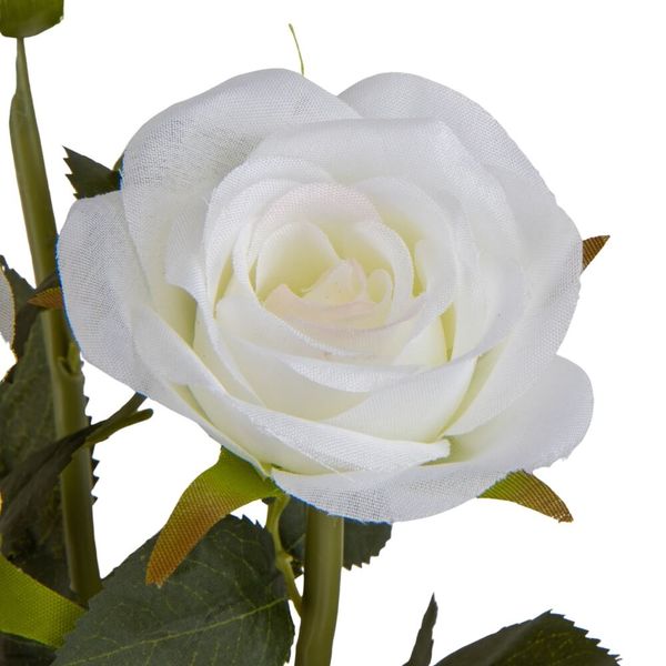 Букет троянд, білий, 23 см 8921-039 фото