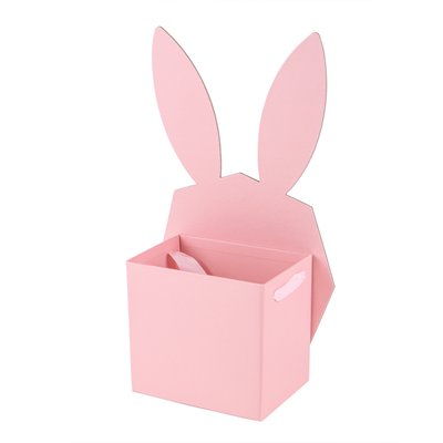 Коробка "Подарунок від зайчика", рожева 8929-017 фото
