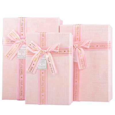 Набор из 3 коробок "Дары любви", розовый 9060-002 фото