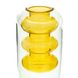 Скляна ваза "Сонячне тепло", 15 см. 8605-021 фото 2