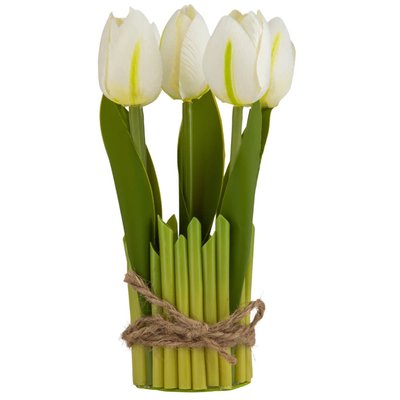 Букет тюльпанов, белый 8921-008 фото