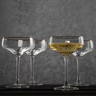 Набір келихів для шампанського "Арбані" 4 шт. 9005-010 фото