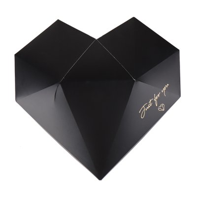 Набір із трьох коробок "Любляче серце", чорний 8929-020 фото