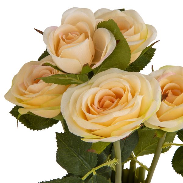 Букет троянд, ніжно-помаранчевий, 29 см 8921-044 фото