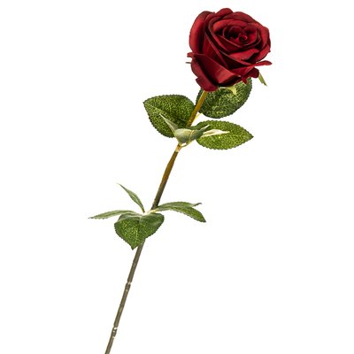 Цветок искусственный "Роза бордовая" 2000-022RD фото