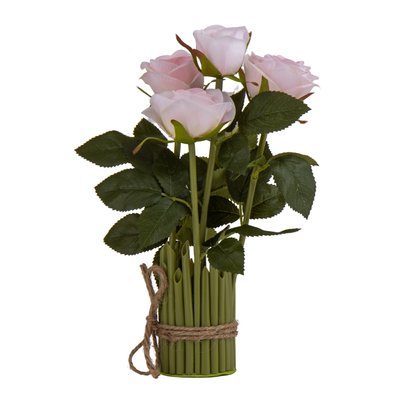Букет роз, біло-розовый 8921-045 фото