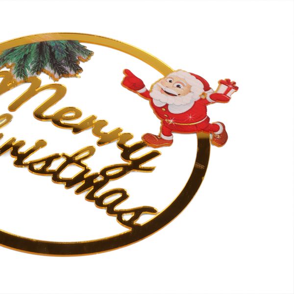 Топер в торт "Merry Christmas" *рандомний вибір дизайну 8820-002 фото